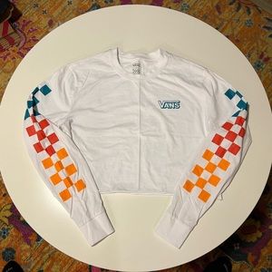 Vans Long Sleeve Crop Top 🌈
